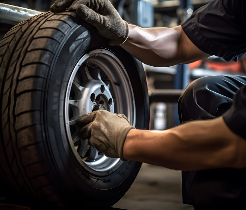 Sostituzione pneumatici nell'officina Moreno Auto